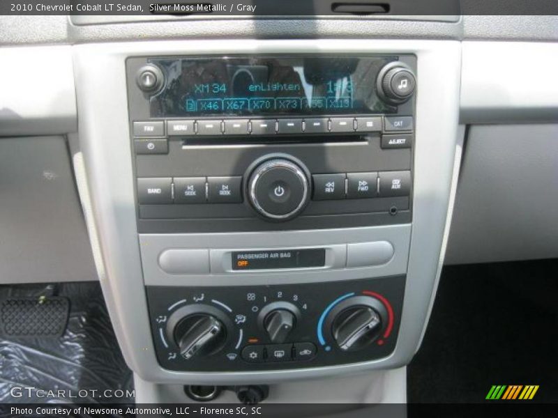Silver Moss Metallic / Gray 2010 Chevrolet Cobalt LT Sedan