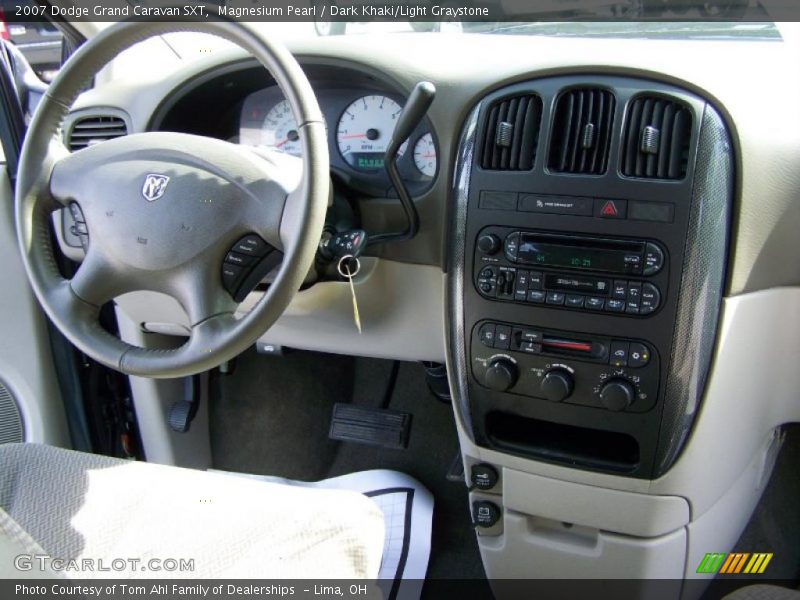 Magnesium Pearl / Dark Khaki/Light Graystone 2007 Dodge Grand Caravan SXT