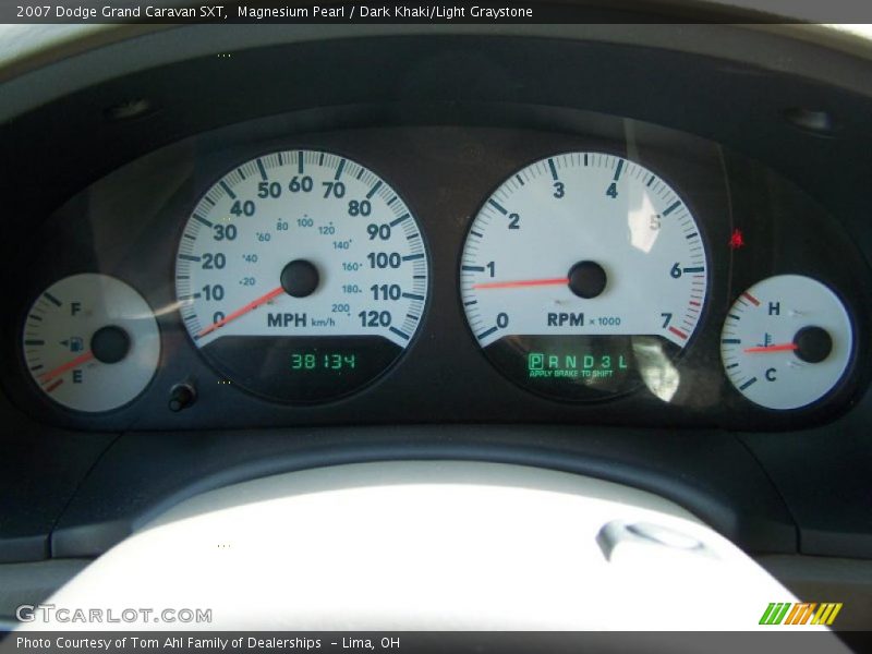 Magnesium Pearl / Dark Khaki/Light Graystone 2007 Dodge Grand Caravan SXT