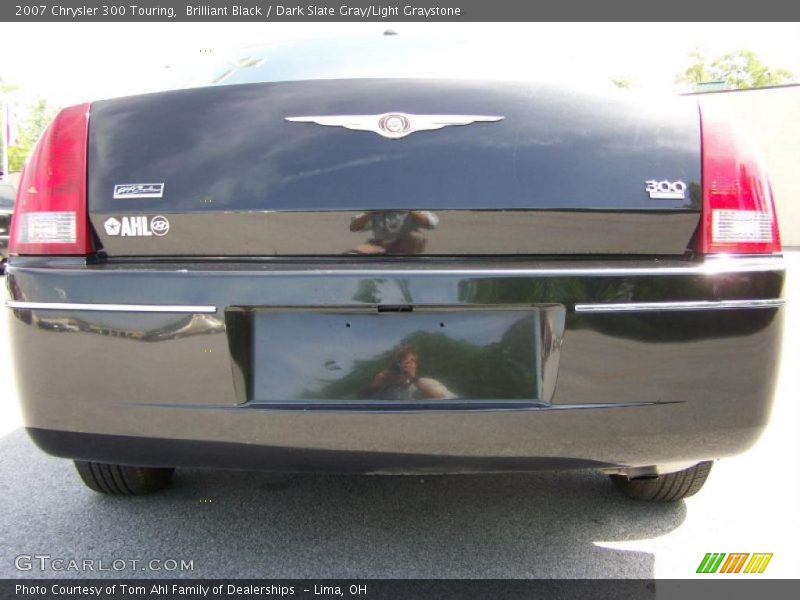 Brilliant Black / Dark Slate Gray/Light Graystone 2007 Chrysler 300 Touring