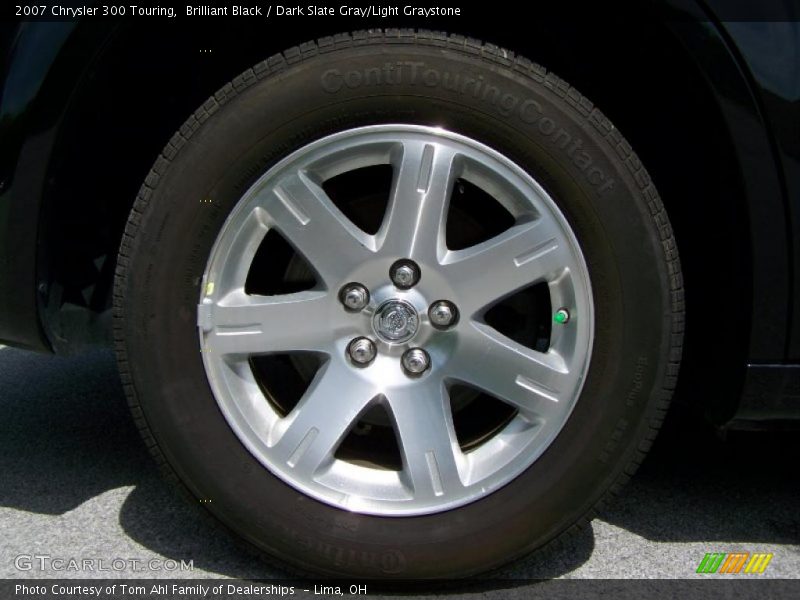 Brilliant Black / Dark Slate Gray/Light Graystone 2007 Chrysler 300 Touring