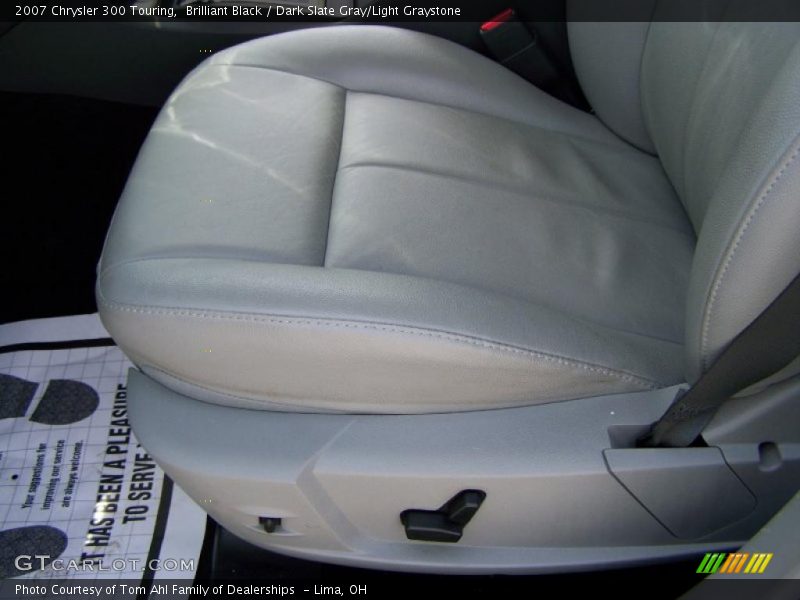 Brilliant Black / Dark Slate Gray/Light Graystone 2007 Chrysler 300 Touring
