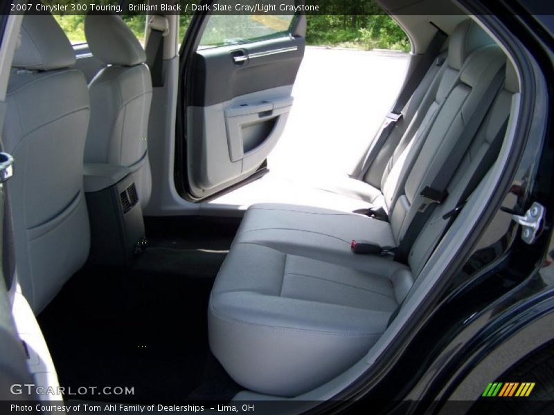 Brilliant Black / Dark Slate Gray/Light Graystone 2007 Chrysler 300 Touring