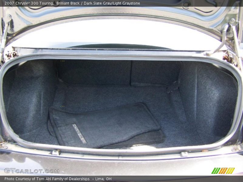 Brilliant Black / Dark Slate Gray/Light Graystone 2007 Chrysler 300 Touring