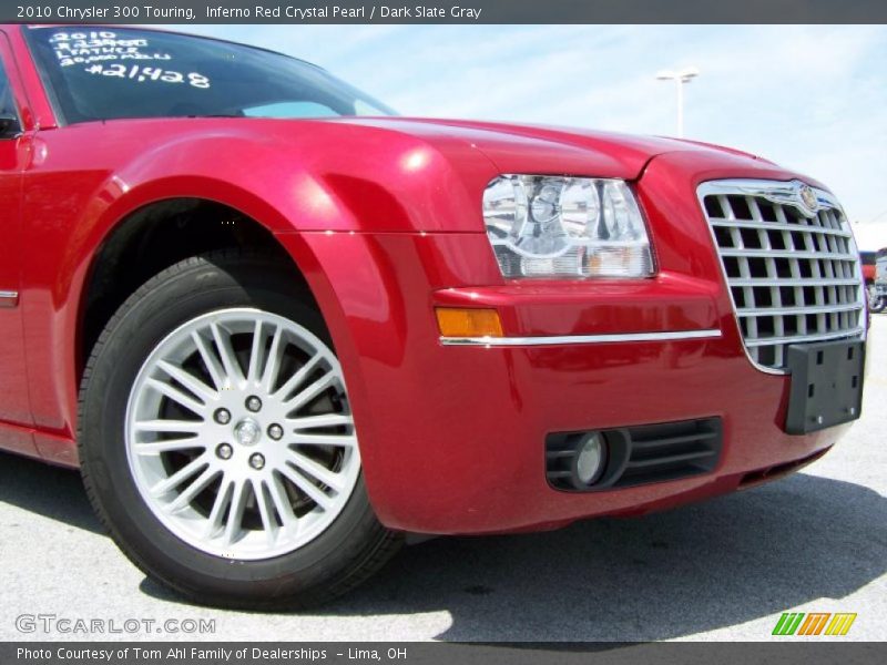 Inferno Red Crystal Pearl / Dark Slate Gray 2010 Chrysler 300 Touring