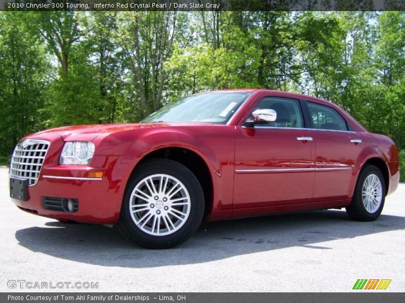 Inferno Red Crystal Pearl / Dark Slate Gray 2010 Chrysler 300 Touring