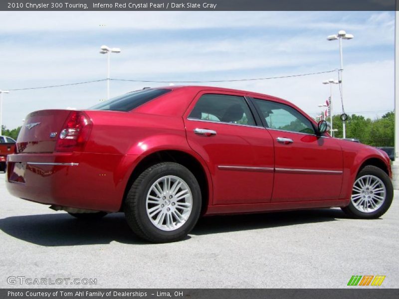 Inferno Red Crystal Pearl / Dark Slate Gray 2010 Chrysler 300 Touring