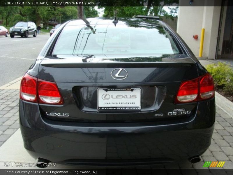Smoky Granite Mica / Ash 2007 Lexus GS 350 AWD