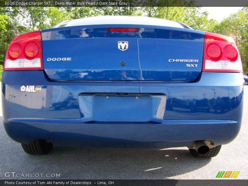 Deep Water Blue Pearl / Dark Slate Gray 2010 Dodge Charger SXT