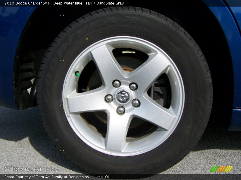 Deep Water Blue Pearl / Dark Slate Gray 2010 Dodge Charger SXT