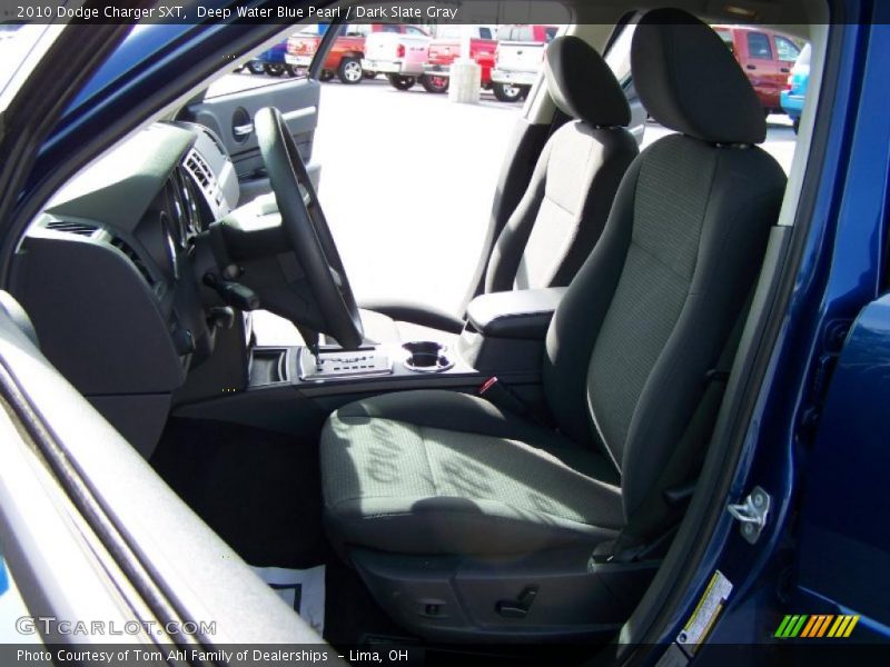 Deep Water Blue Pearl / Dark Slate Gray 2010 Dodge Charger SXT