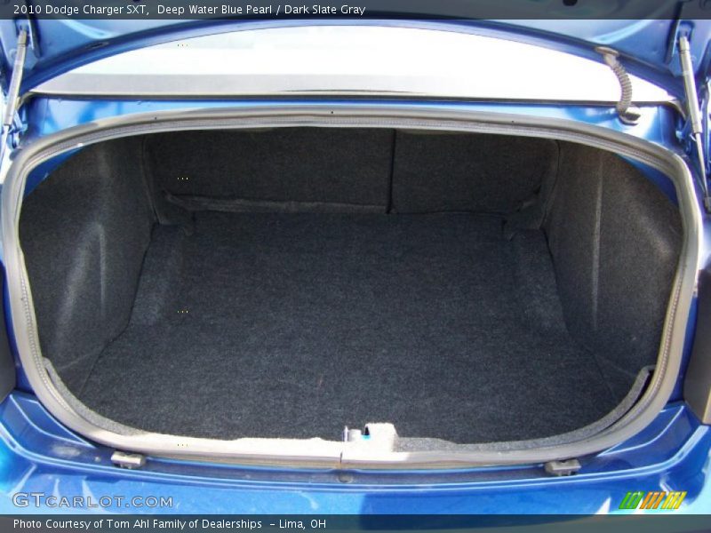 Deep Water Blue Pearl / Dark Slate Gray 2010 Dodge Charger SXT