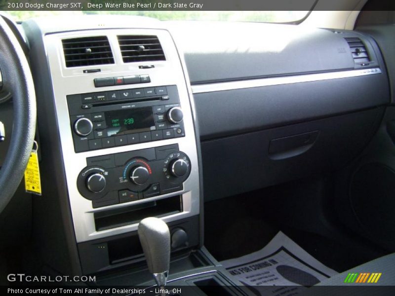 Deep Water Blue Pearl / Dark Slate Gray 2010 Dodge Charger SXT