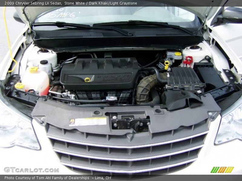 Stone White / Dark Khaki/Light Graystone 2009 Chrysler Sebring LX Sedan