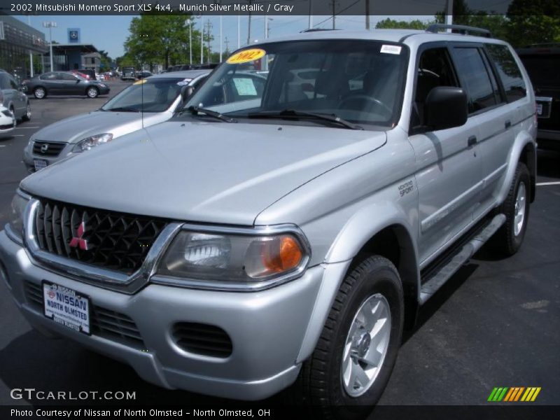 Munich Silver Metallic / Gray 2002 Mitsubishi Montero Sport XLS 4x4