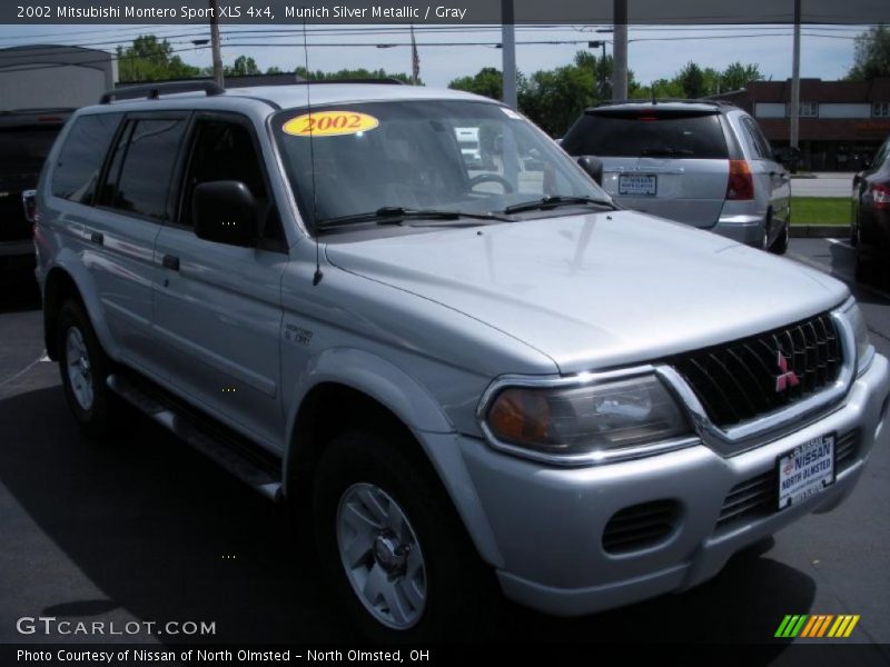 Munich Silver Metallic / Gray 2002 Mitsubishi Montero Sport XLS 4x4