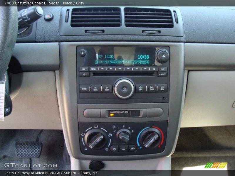 Black / Gray 2008 Chevrolet Cobalt LT Sedan