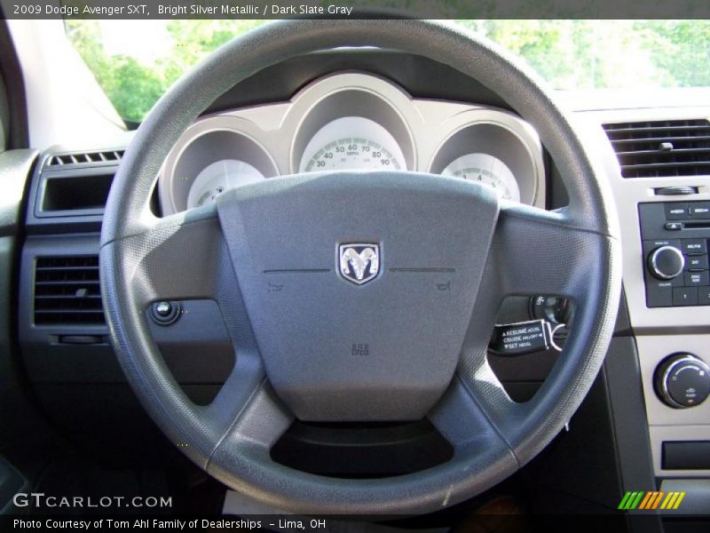 Bright Silver Metallic / Dark Slate Gray 2009 Dodge Avenger SXT