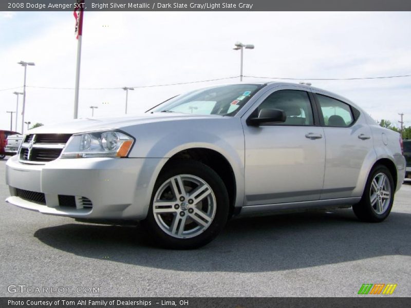 Bright Silver Metallic / Dark Slate Gray/Light Slate Gray 2008 Dodge Avenger SXT