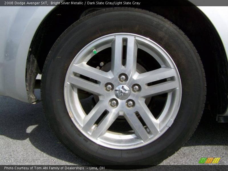 Bright Silver Metallic / Dark Slate Gray/Light Slate Gray 2008 Dodge Avenger SXT