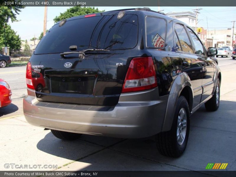 Ebony Black / Beige 2004 Kia Sorento EX 4WD