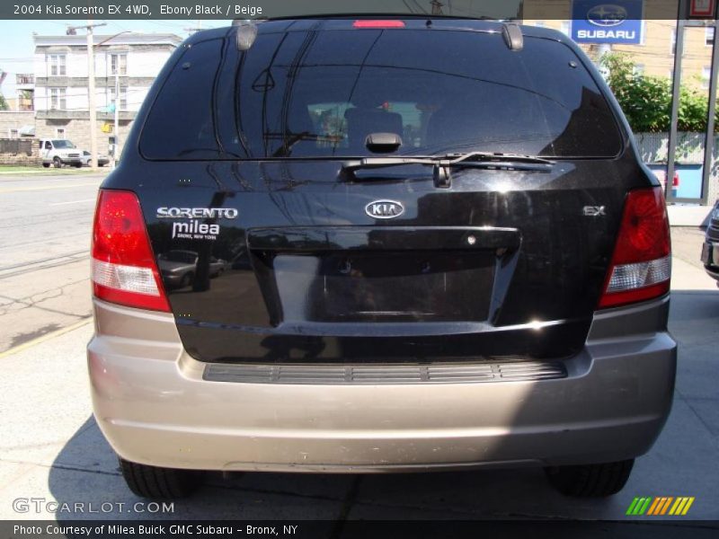 Ebony Black / Beige 2004 Kia Sorento EX 4WD