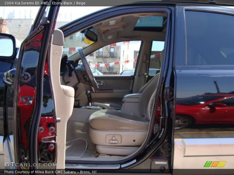 Ebony Black / Beige 2004 Kia Sorento EX 4WD