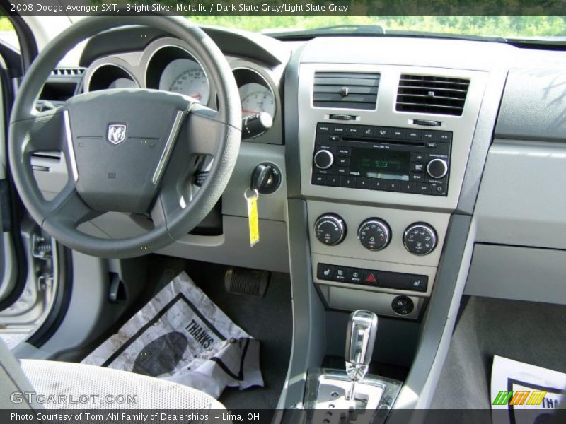 Bright Silver Metallic / Dark Slate Gray/Light Slate Gray 2008 Dodge Avenger SXT