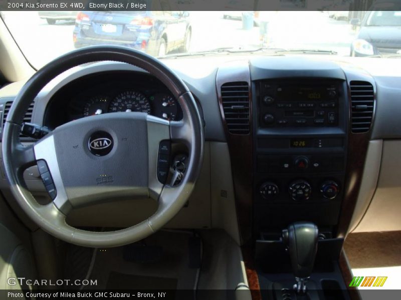 Ebony Black / Beige 2004 Kia Sorento EX 4WD