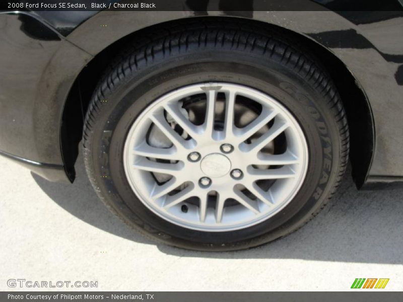 Black / Charcoal Black 2008 Ford Focus SE Sedan
