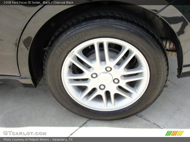 Black / Charcoal Black 2008 Ford Focus SE Sedan