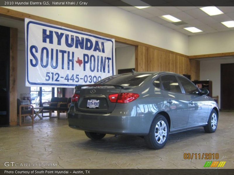 Natural Khaki / Gray 2010 Hyundai Elantra GLS