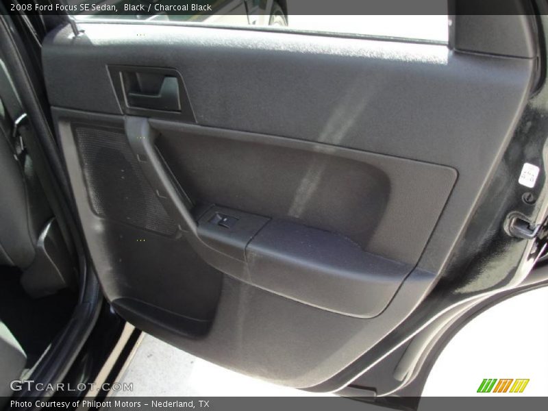 Black / Charcoal Black 2008 Ford Focus SE Sedan