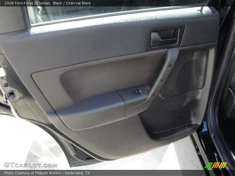Black / Charcoal Black 2008 Ford Focus SE Sedan