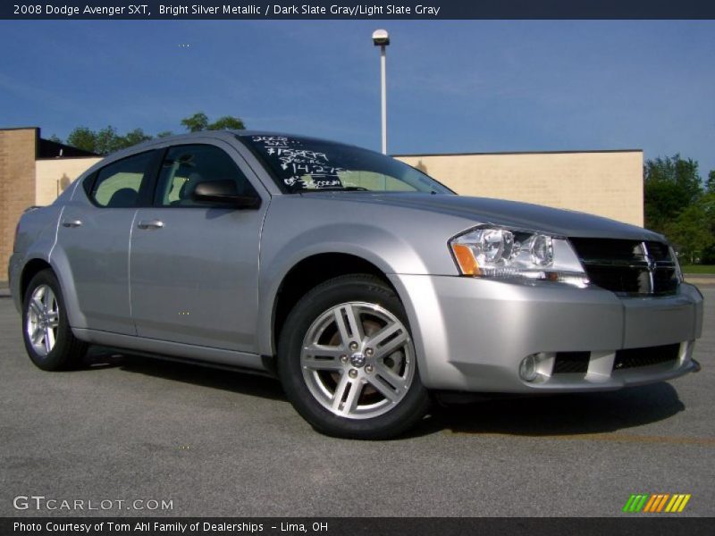 Bright Silver Metallic / Dark Slate Gray/Light Slate Gray 2008 Dodge Avenger SXT