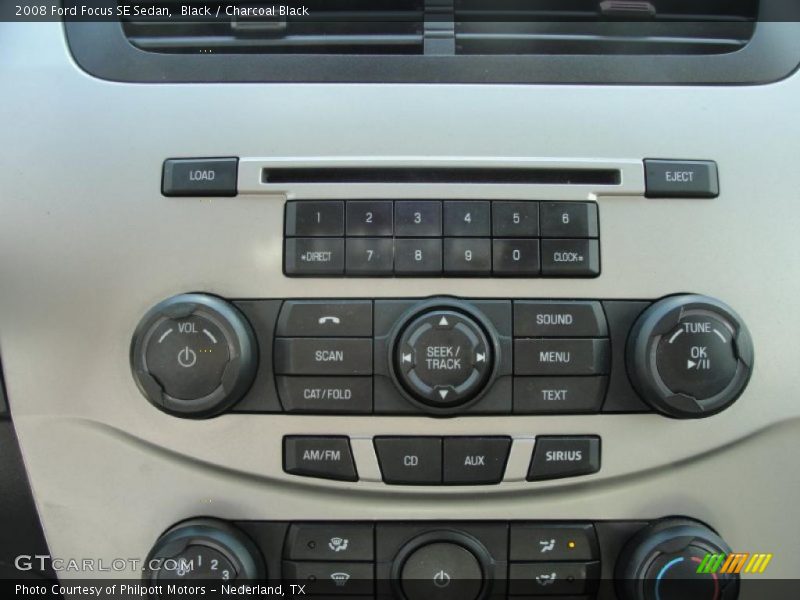 Black / Charcoal Black 2008 Ford Focus SE Sedan