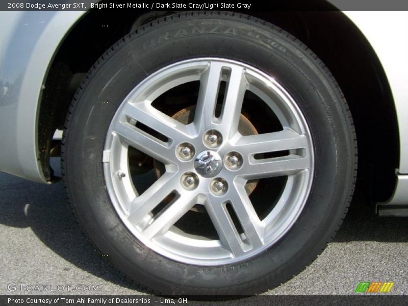 Bright Silver Metallic / Dark Slate Gray/Light Slate Gray 2008 Dodge Avenger SXT