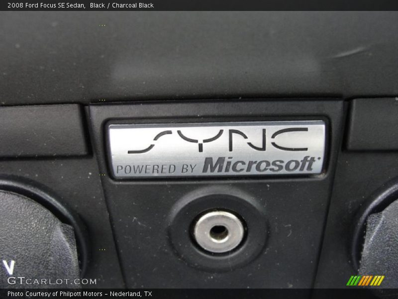 Black / Charcoal Black 2008 Ford Focus SE Sedan