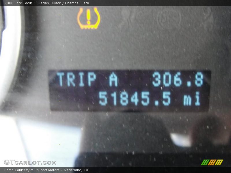 Black / Charcoal Black 2008 Ford Focus SE Sedan