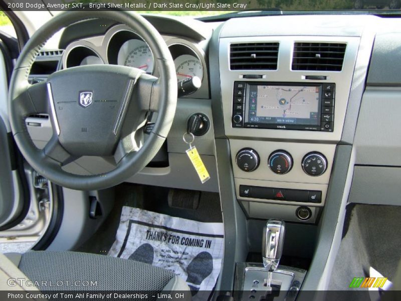 Bright Silver Metallic / Dark Slate Gray/Light Slate Gray 2008 Dodge Avenger SXT