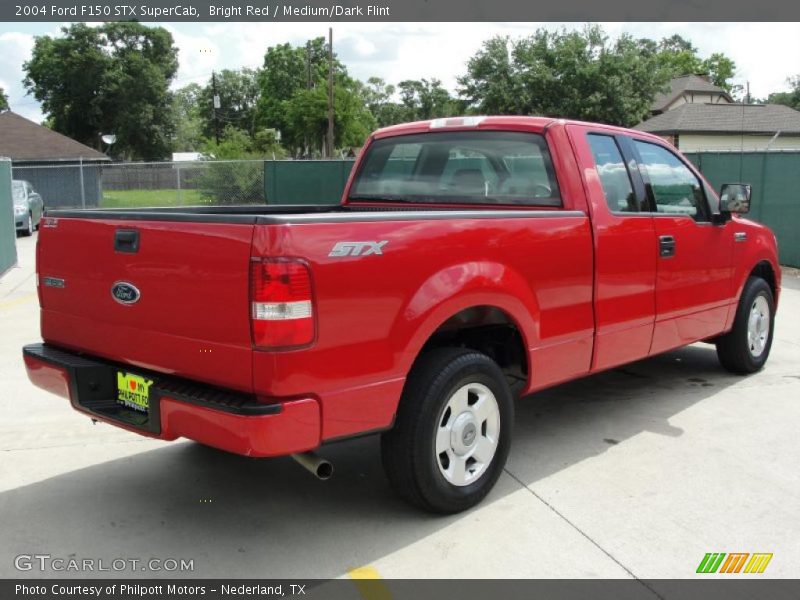 Bright Red / Medium/Dark Flint 2004 Ford F150 STX SuperCab