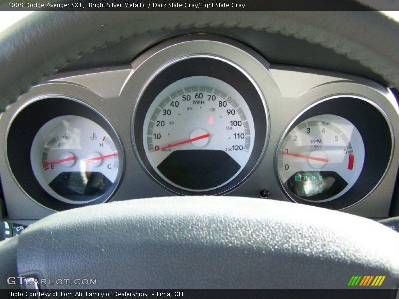 Bright Silver Metallic / Dark Slate Gray/Light Slate Gray 2008 Dodge Avenger SXT