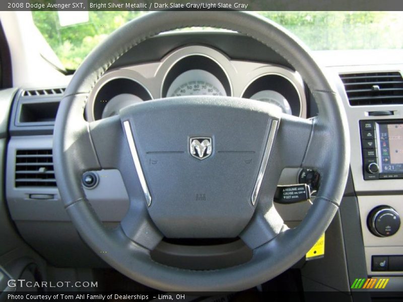 Bright Silver Metallic / Dark Slate Gray/Light Slate Gray 2008 Dodge Avenger SXT
