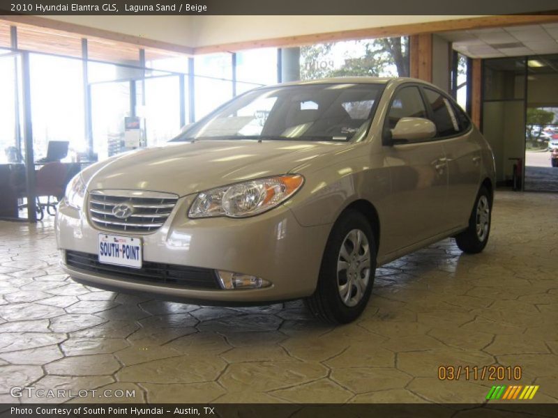 Laguna Sand / Beige 2010 Hyundai Elantra GLS