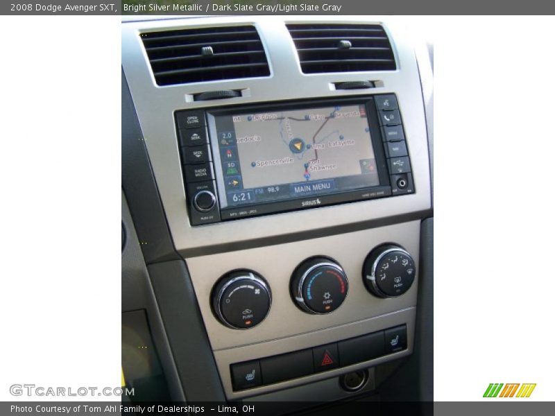 Bright Silver Metallic / Dark Slate Gray/Light Slate Gray 2008 Dodge Avenger SXT