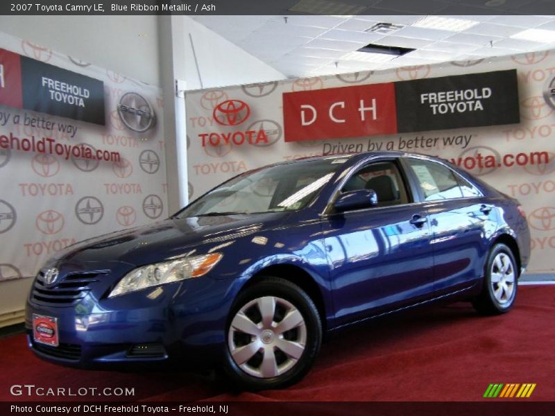 Blue Ribbon Metallic / Ash 2007 Toyota Camry LE