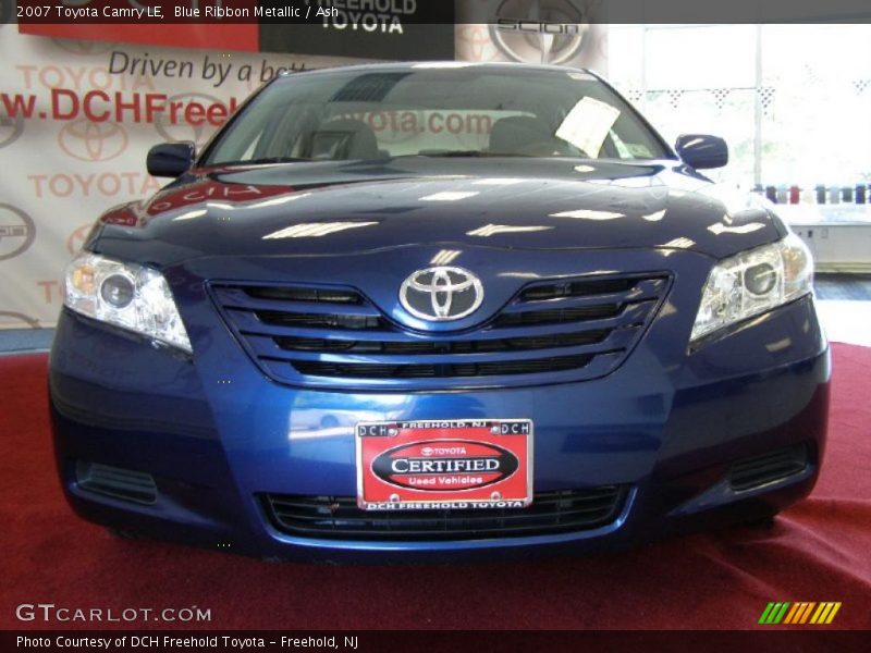 Blue Ribbon Metallic / Ash 2007 Toyota Camry LE