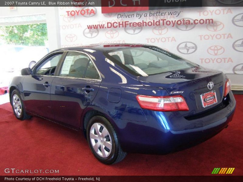 Blue Ribbon Metallic / Ash 2007 Toyota Camry LE
