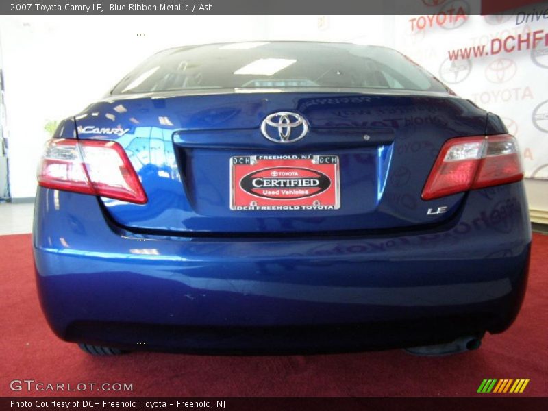Blue Ribbon Metallic / Ash 2007 Toyota Camry LE