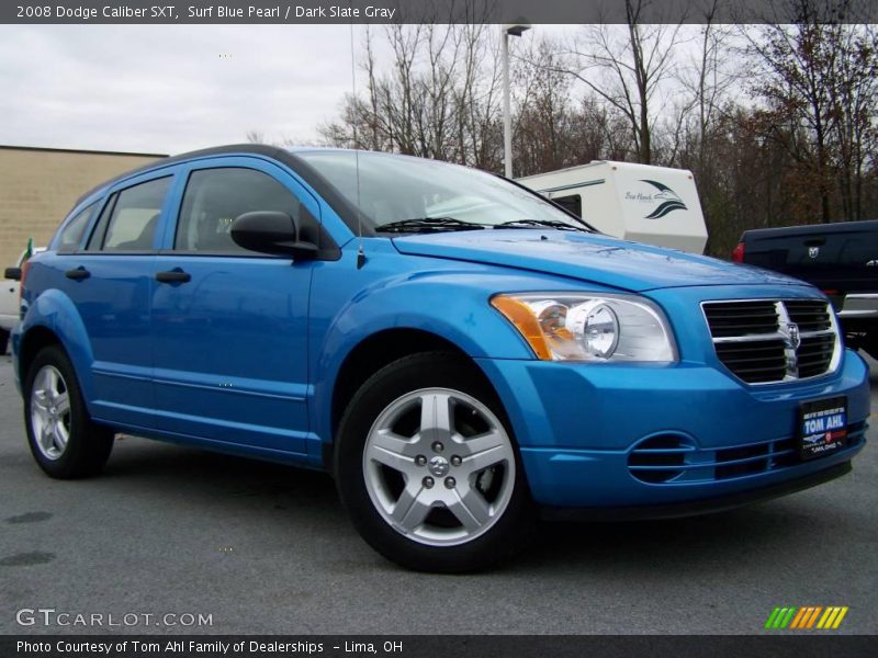 Surf Blue Pearl / Dark Slate Gray 2008 Dodge Caliber SXT